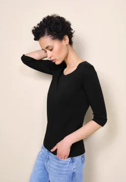 Shirt in effen kleur