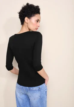 Shirt in effen kleur