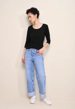Shirt in effen kleur