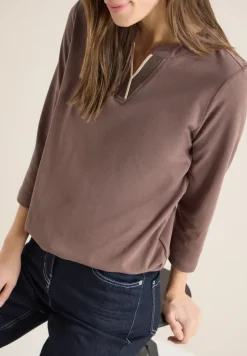 Shirt in effen kleur