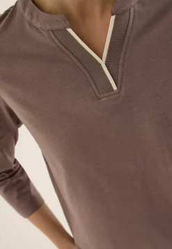Shirt in effen kleur