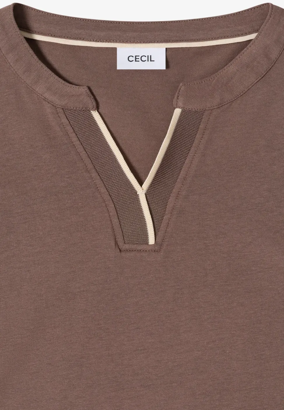 Shirt in effen kleur