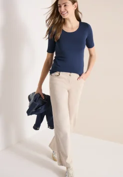 Shirt in effen kleur