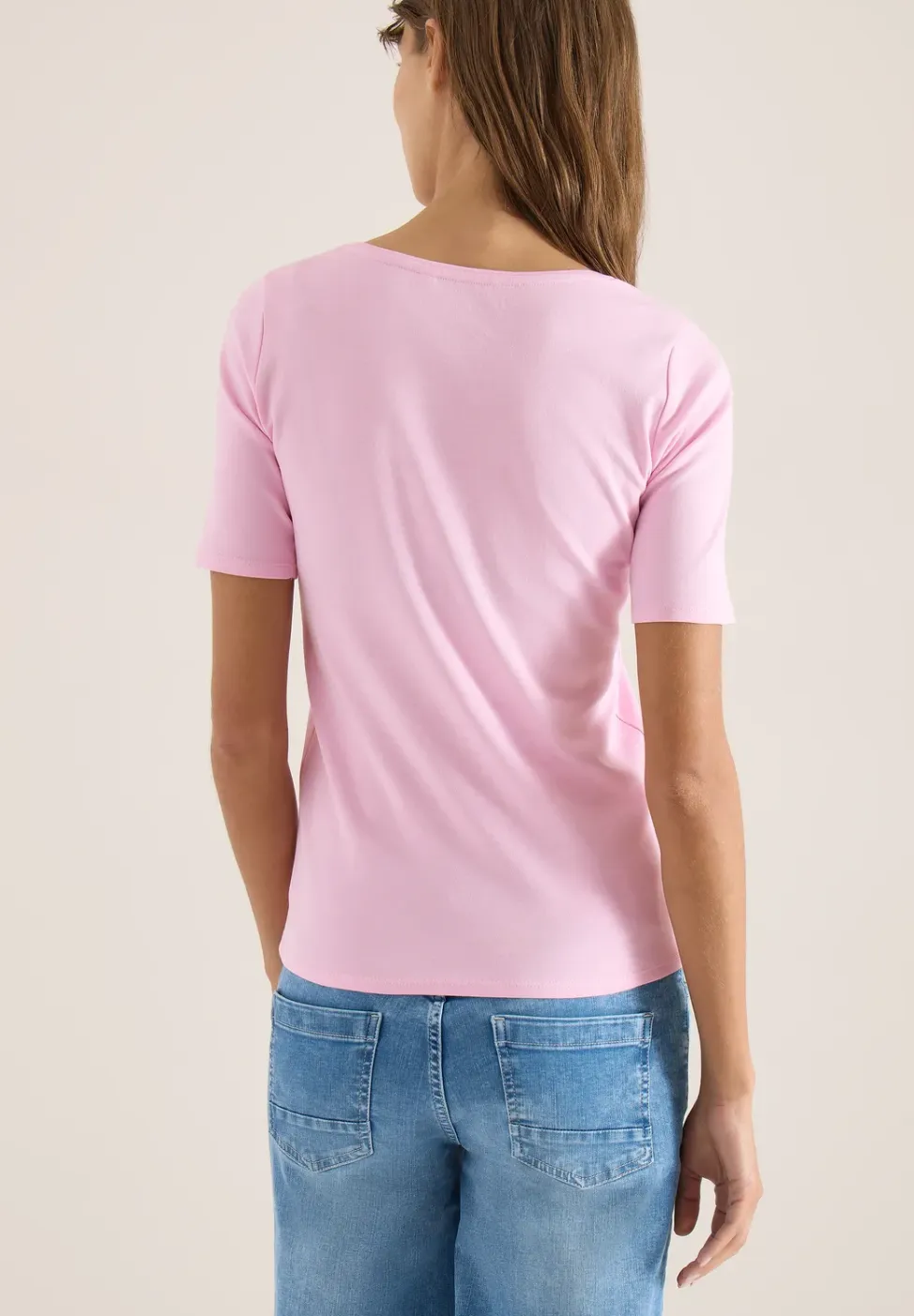 Shirt in effen kleur