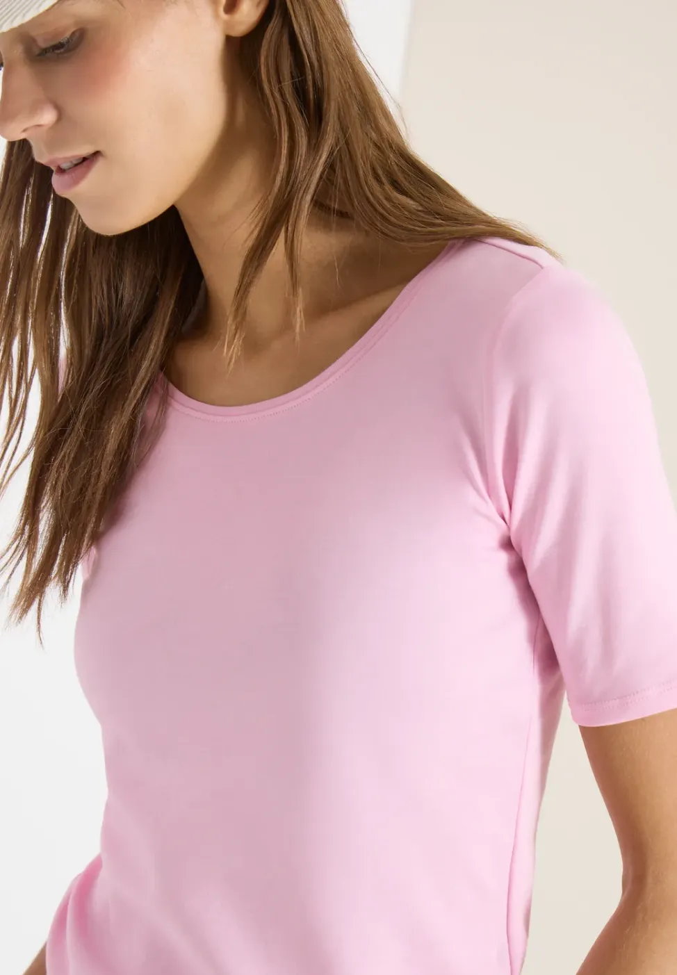 Shirt in effen kleur
