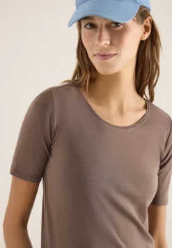 Shirt in effen kleur