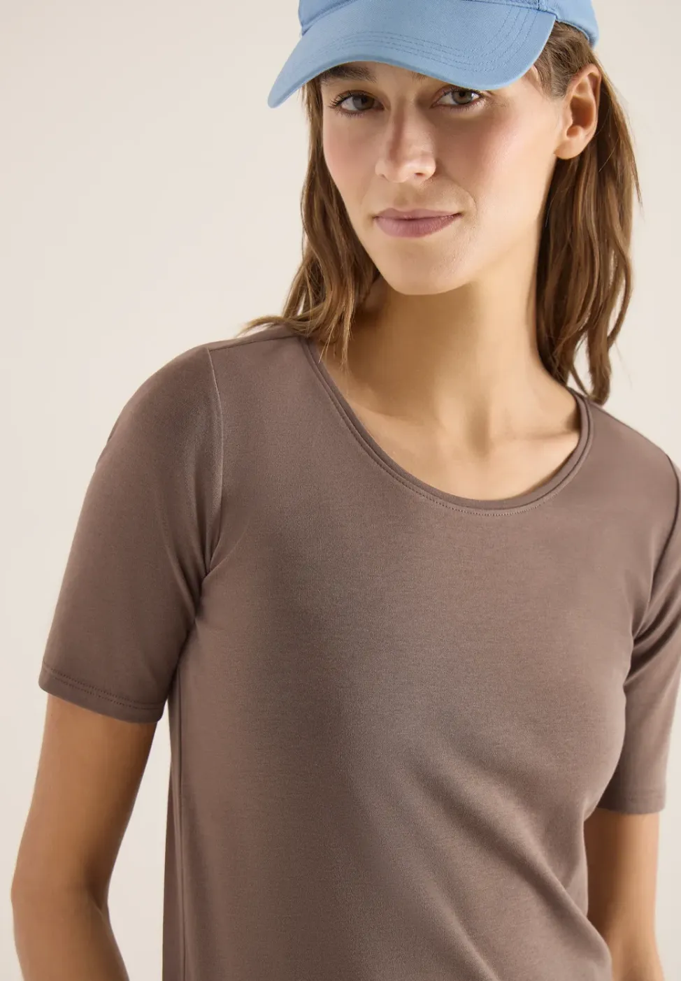Shirt in effen kleur