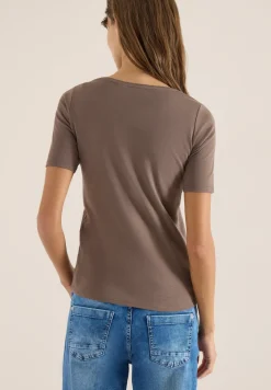 Shirt in effen kleur
