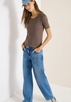 Shirt in effen kleur