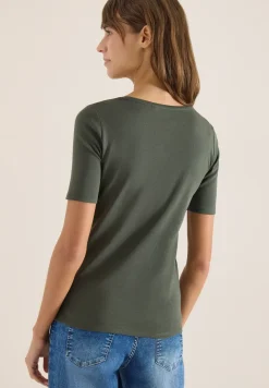 Shirt in effen kleur