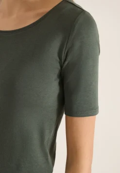 Shirt in effen kleur
