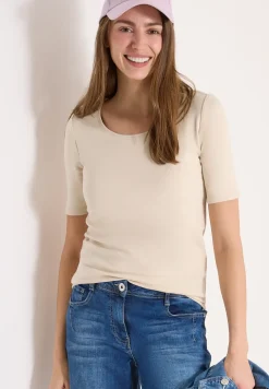 Shirt in effen kleur