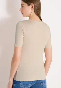 Shirt in effen kleur