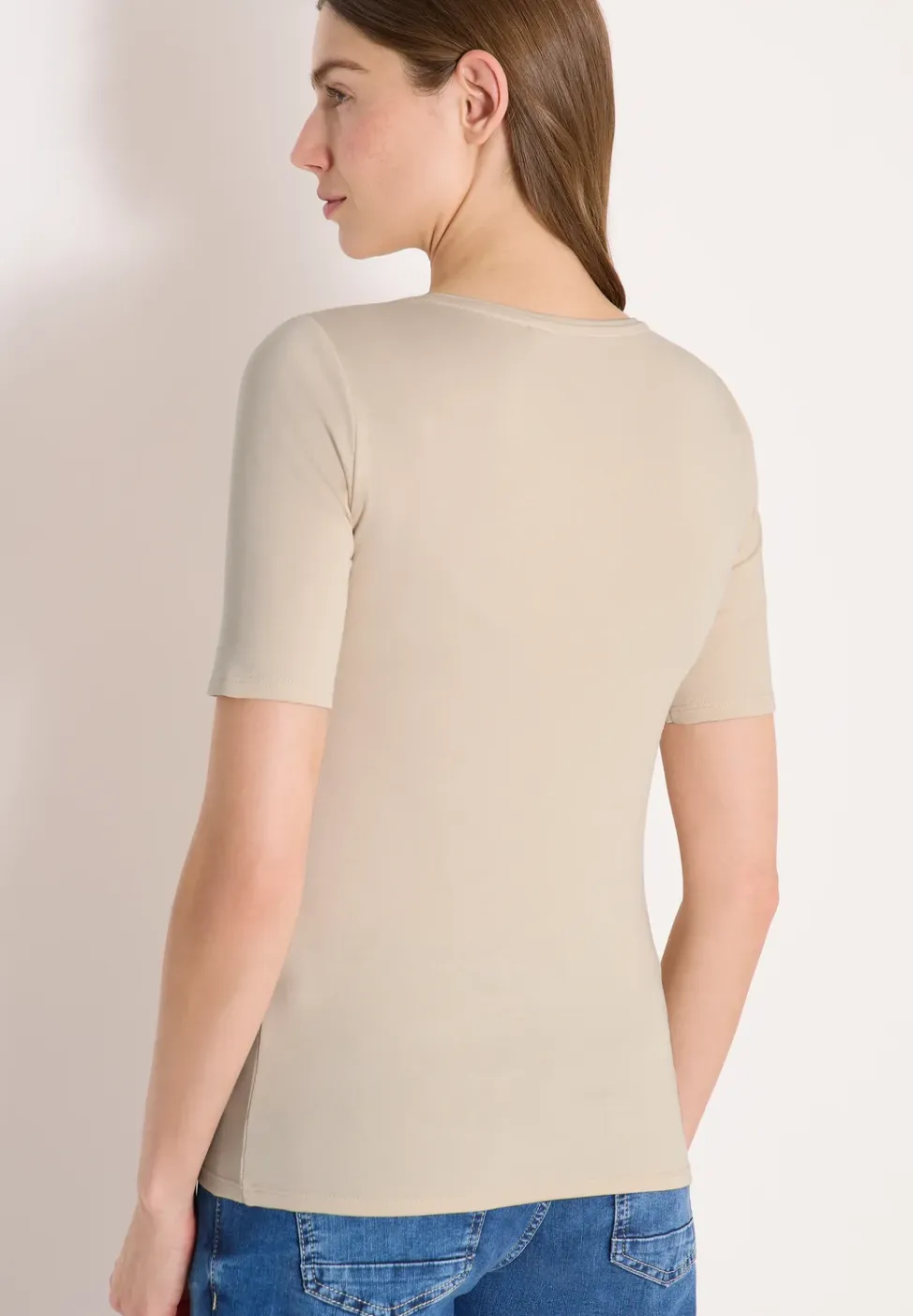 Shirt in effen kleur