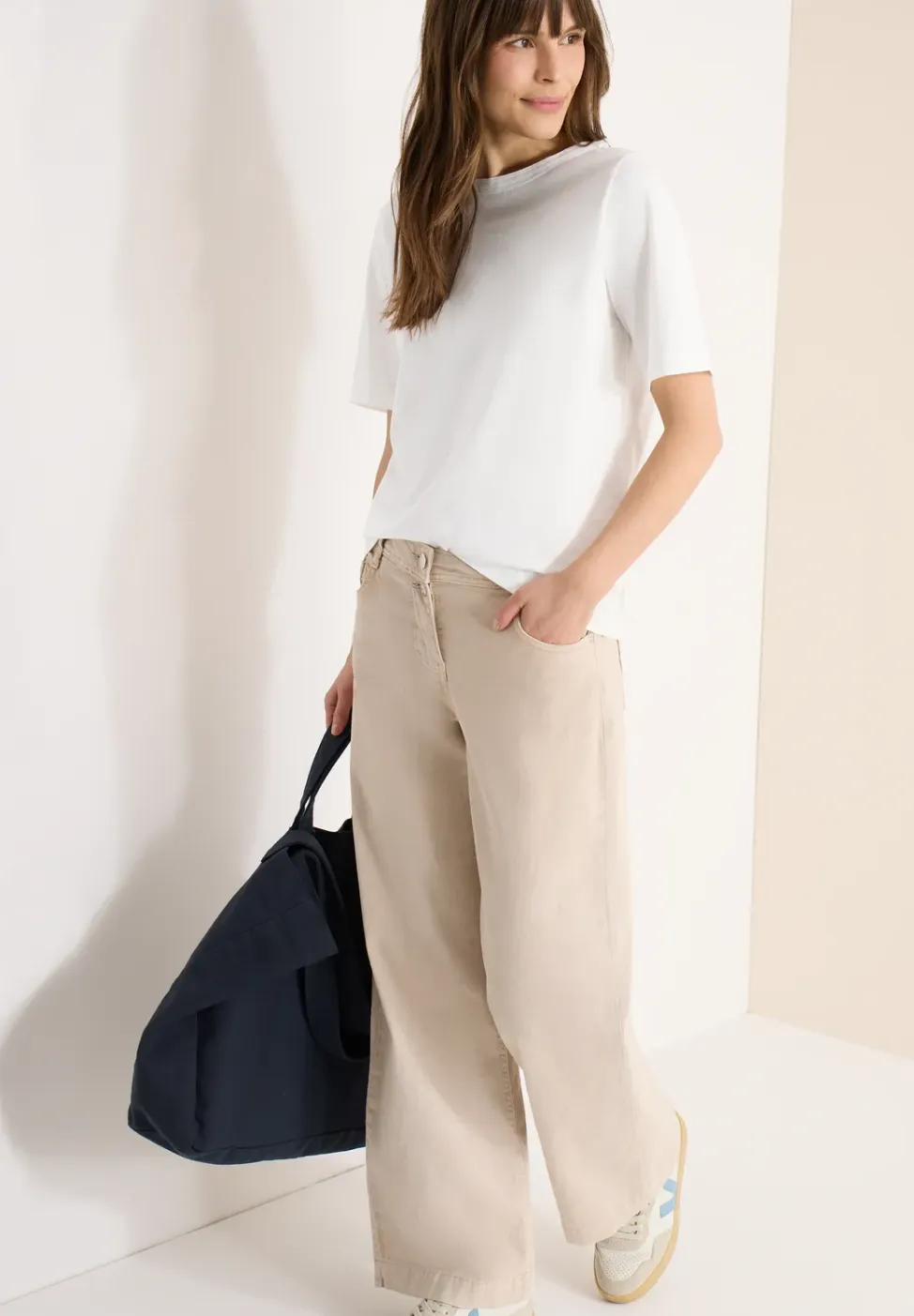 Shirt in effen kleur