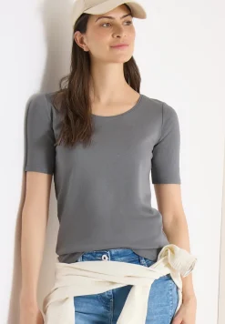 Shirt in effen kleur
