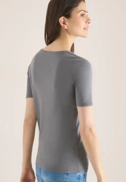 Shirt in effen kleur