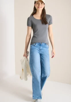 Shirt in effen kleur