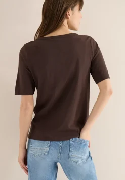 Shirt in effen kleur