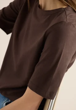 Shirt in effen kleur