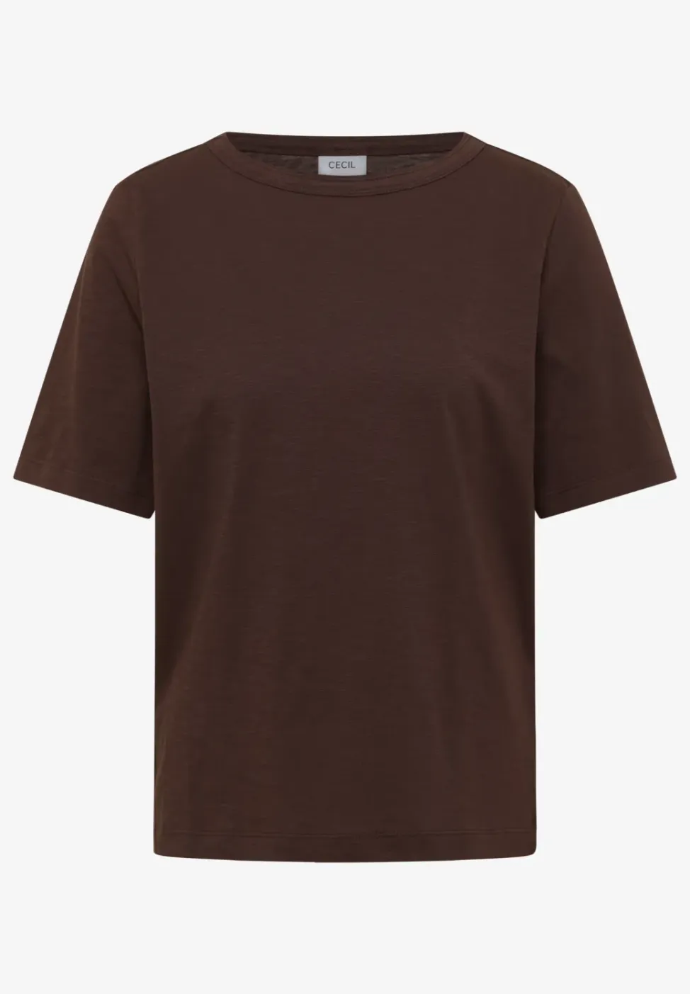 Shirt in effen kleur