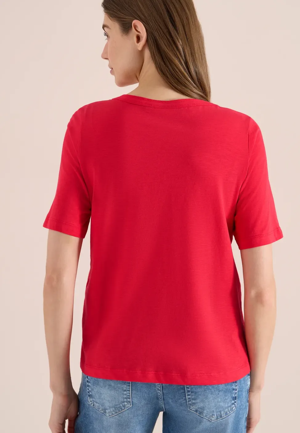 Shirt in effen kleur