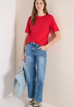 Shirt in effen kleur