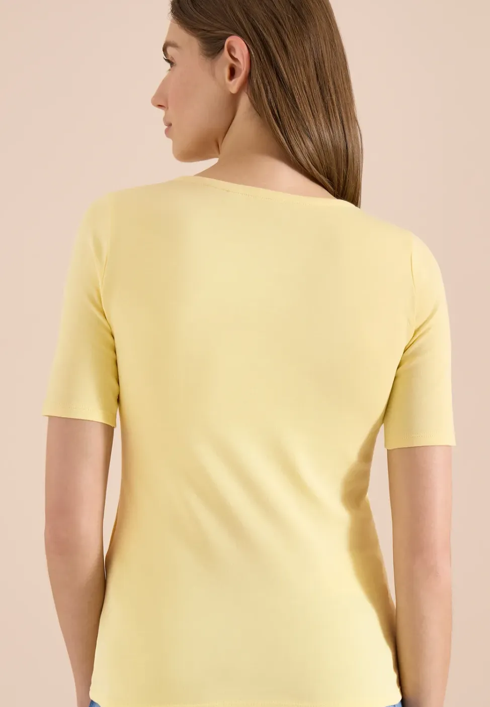 Shirt in effen kleur
