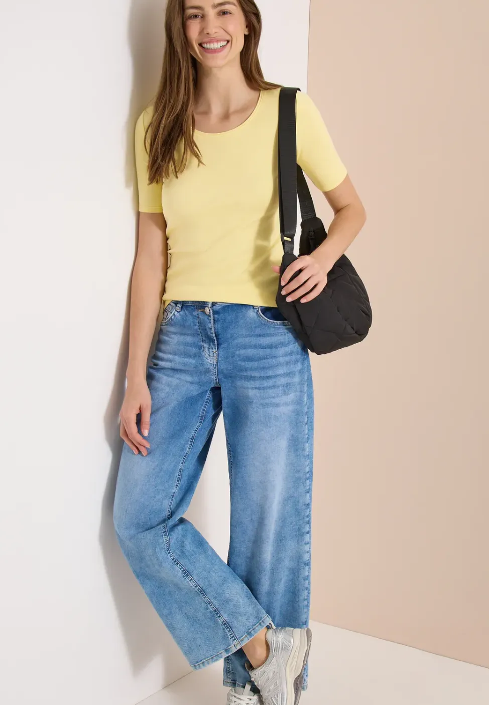 Shirt in effen kleur