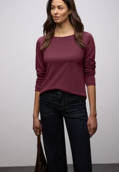 Shirt in effen kleur