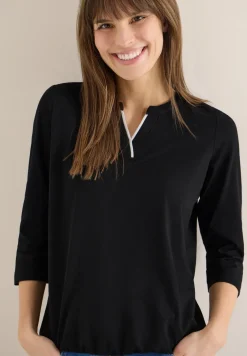 Shirt in effen kleur