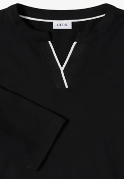 Shirt in effen kleur