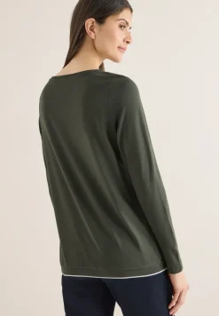 Shirt in effen kleur