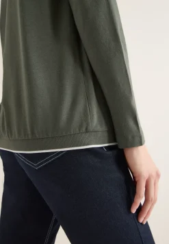 Shirt in effen kleur