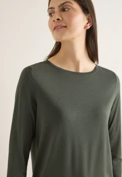 Shirt in effen kleur