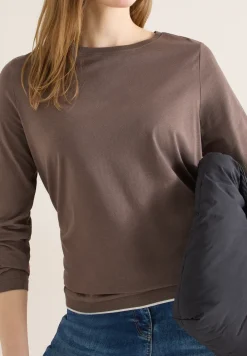 Shirt in effen kleur