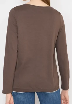 Shirt in effen kleur
