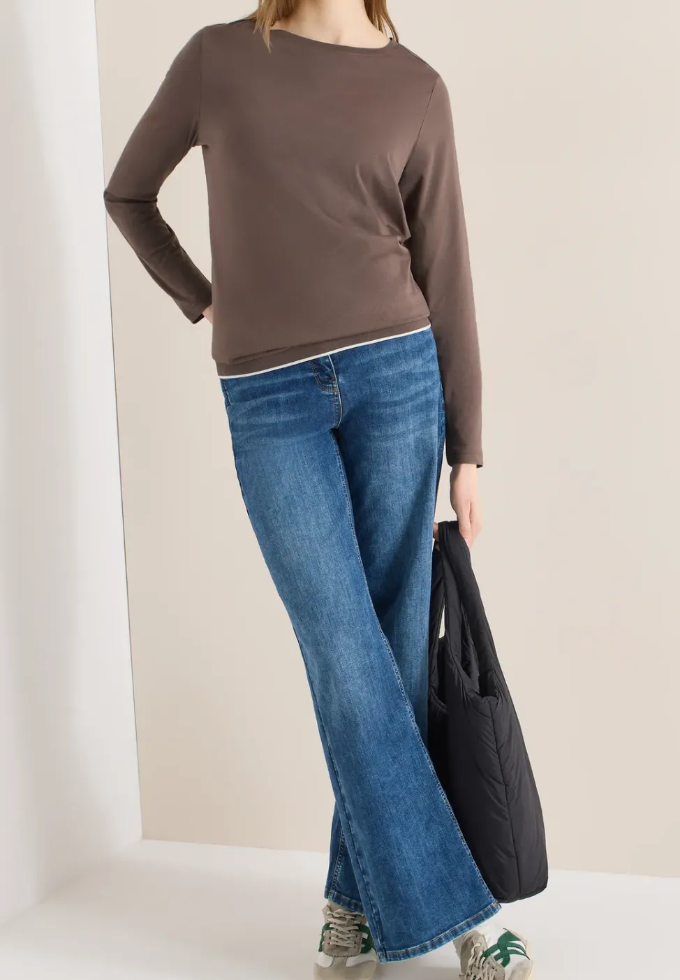 Shirt in effen kleur