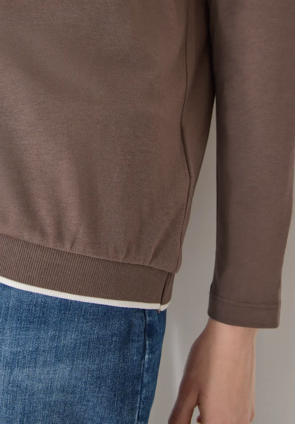 Shirt in effen kleur