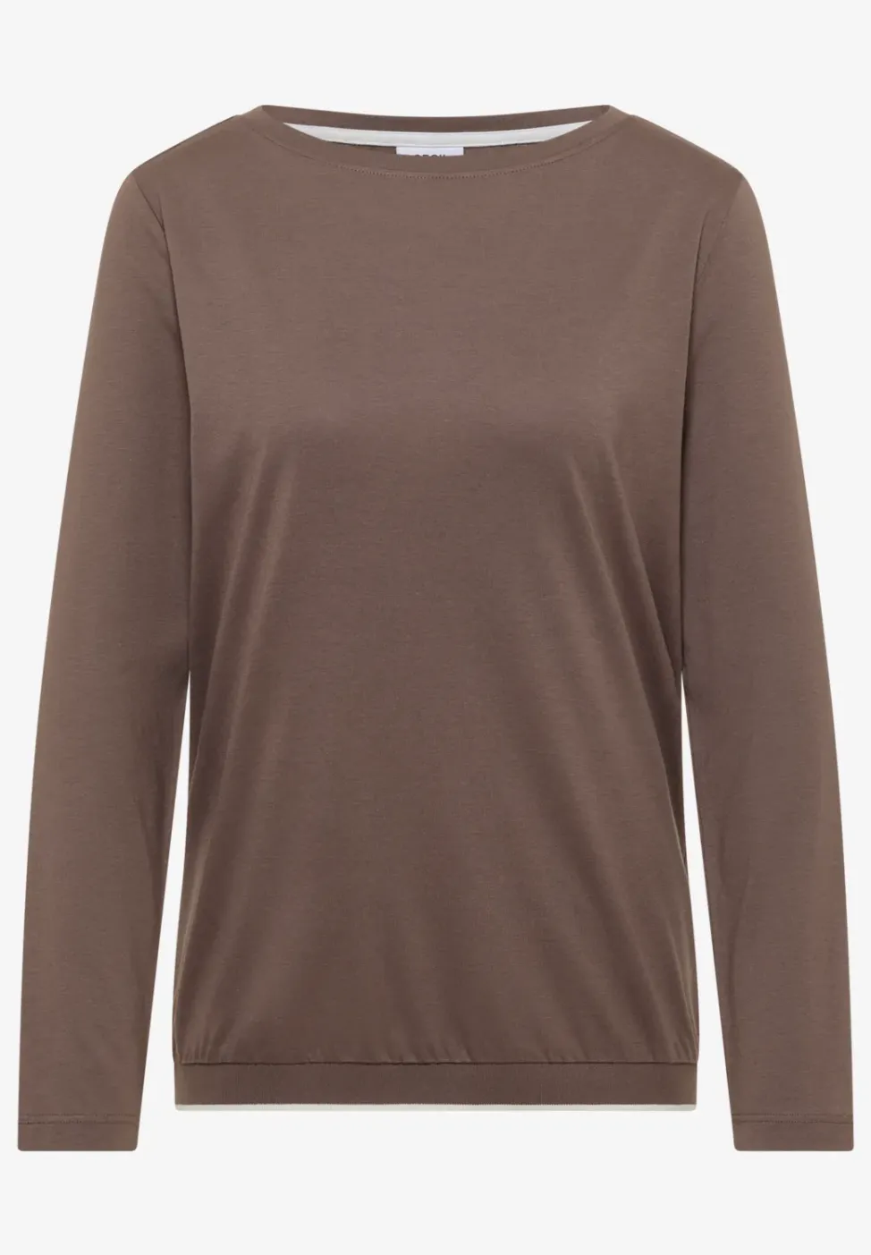 Shirt in effen kleur