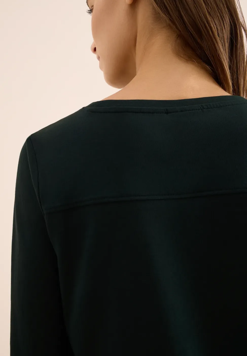 Shirt in effen kleur