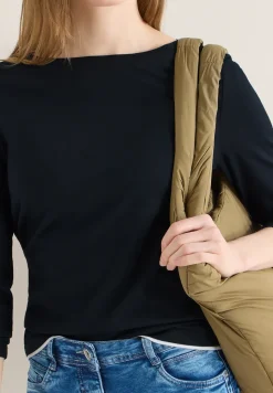 Shirt in effen kleur