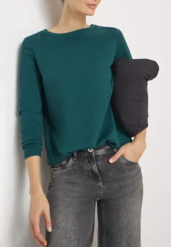 Shirt in effen kleur