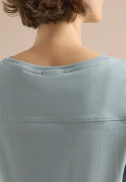 Shirt in effen kleur