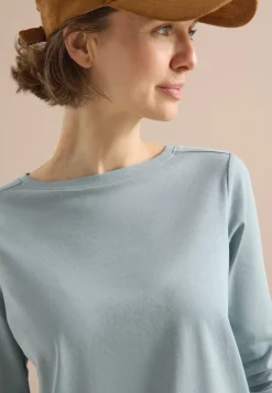 Shirt in effen kleur