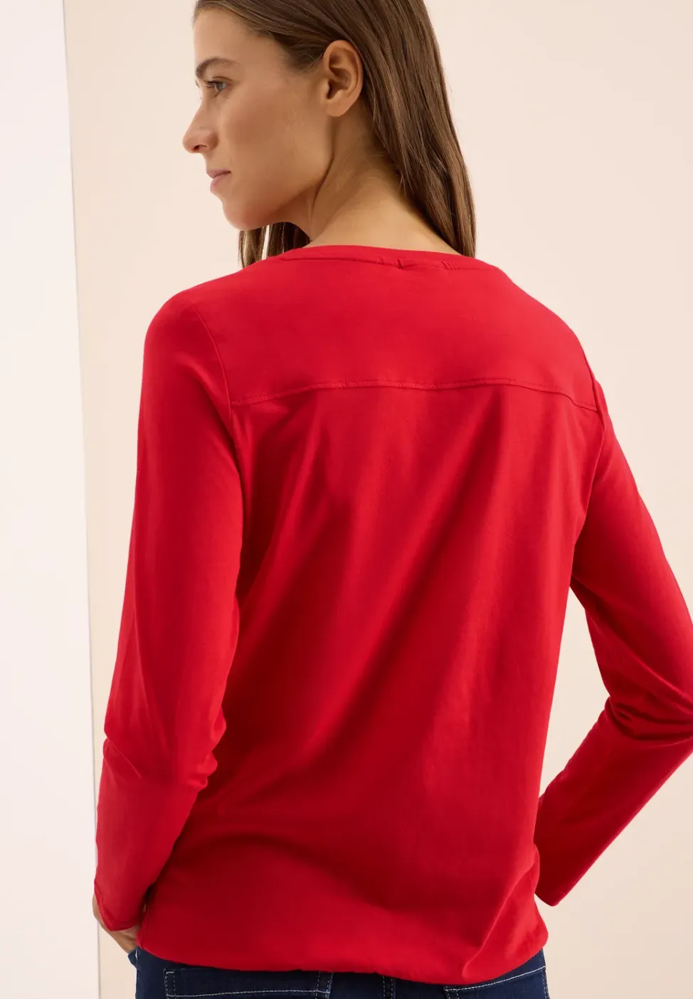 Shirt in effen kleur