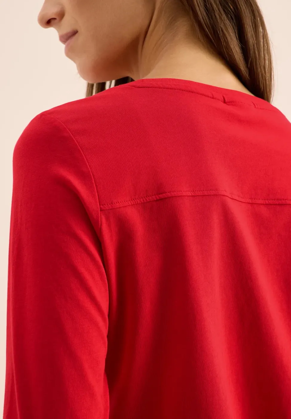 Shirt in effen kleur