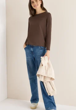 Shirt in effen kleur