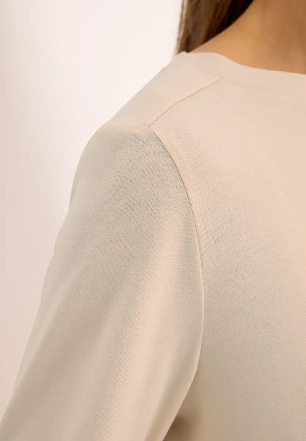Shirt in effen kleur