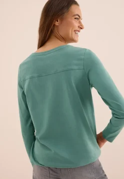 Shirt in effen kleur